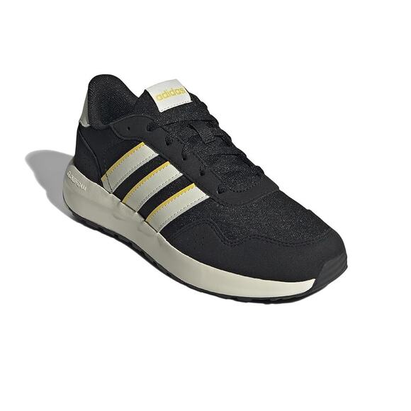 adidas Other - NWT adidas Unisex Kids Running 60s Sneakers Black/Off White/Yellow Sz 3.5